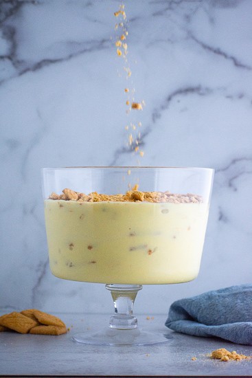 Southern Vegan Banana Pudding with Crumbles | The Hangry Chickpea