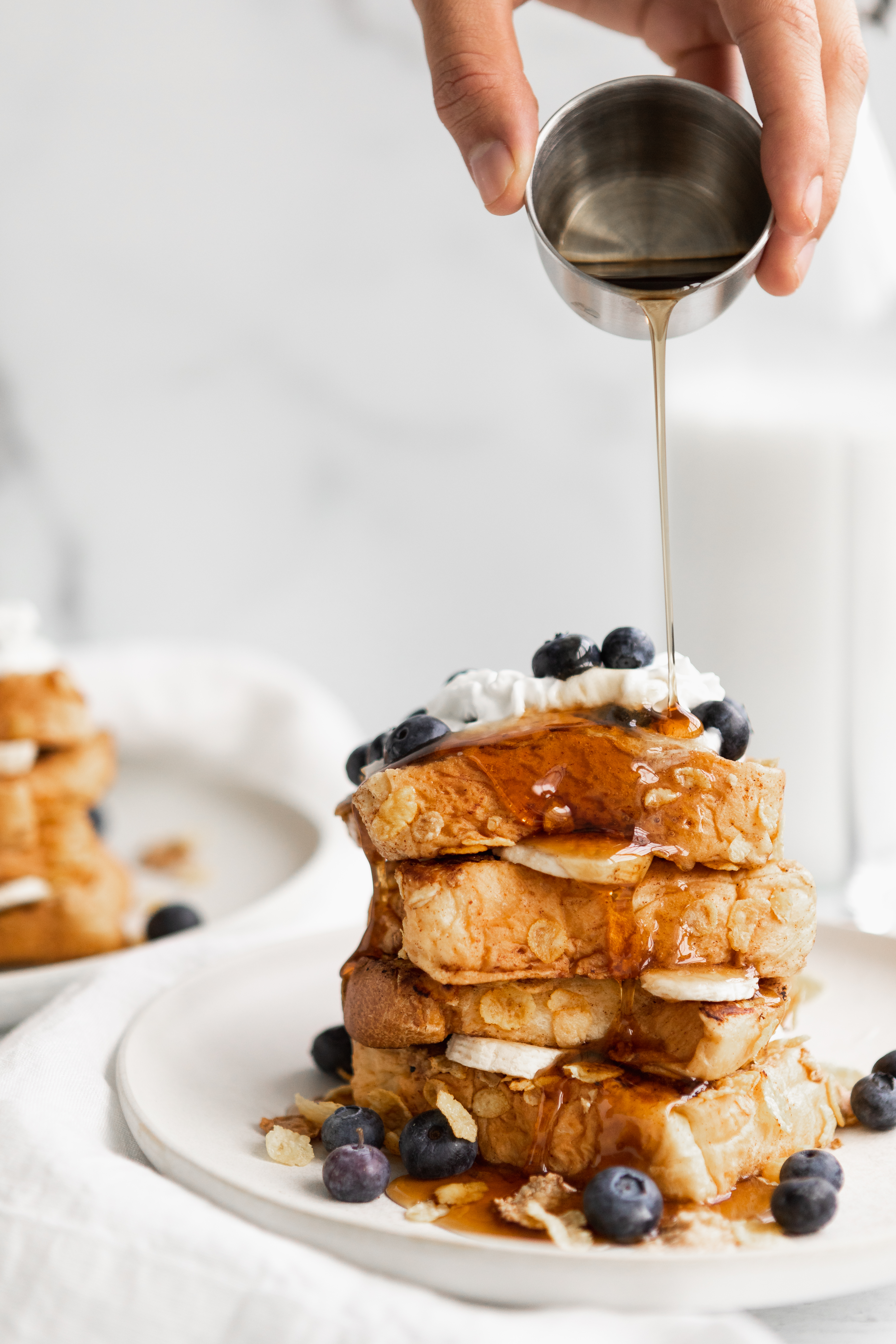 Vegan Cornflake French Toast | The Hangry Chickpea