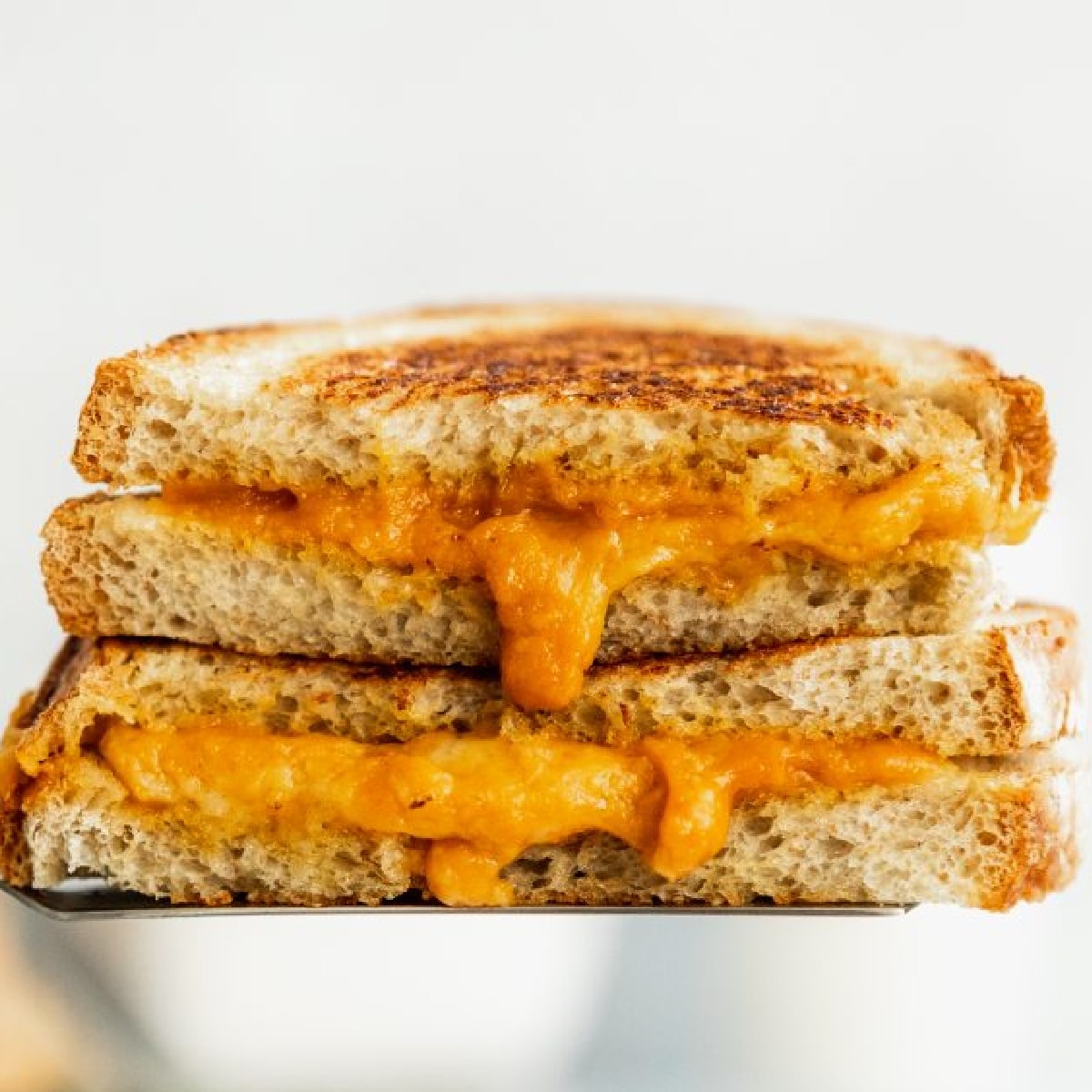 Vegan Grilled Cheese Recipe - Cheese Pull | The Hangry Chickpea