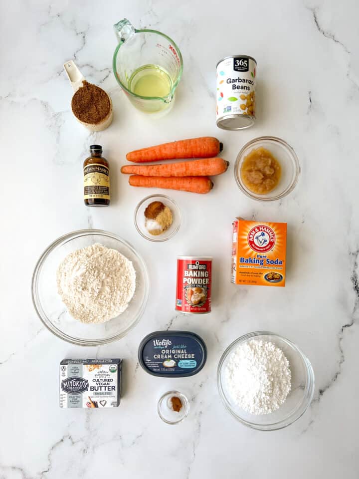 carrot cake loaf ingredients